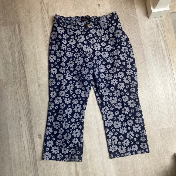BBP Western Pants Daisy Jacquard Navy 2XL